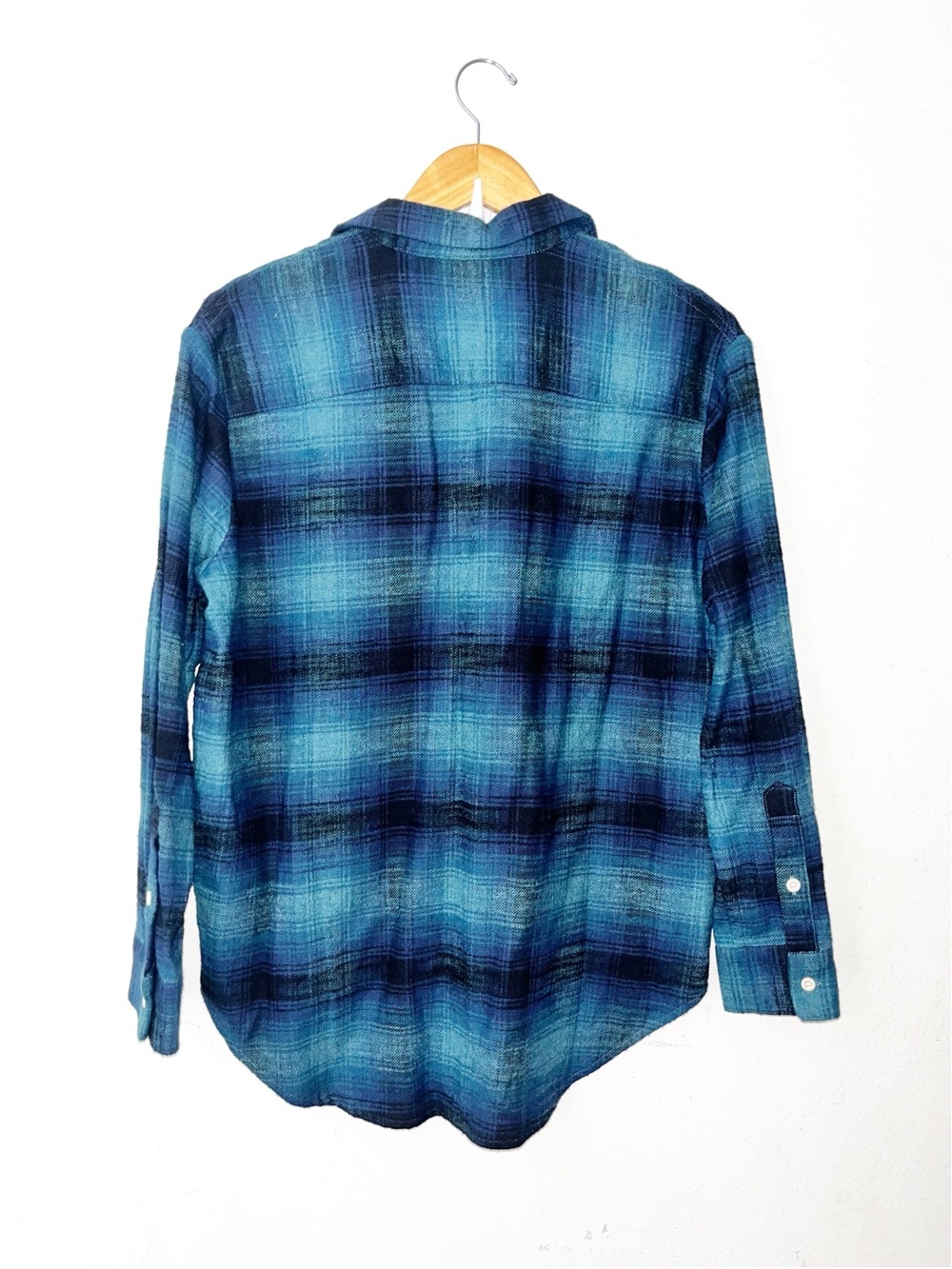 NWT Madewell Slub Flannel Oversized Ex-Boyfriend Shirt in Plaid Small - Picture 8 of 8
